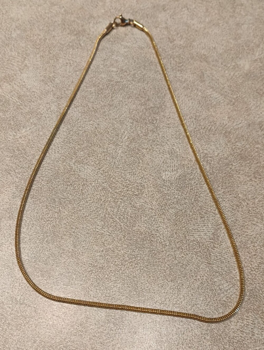 Gold Snake Chain Necklace -Gold lated Women's Jewelry